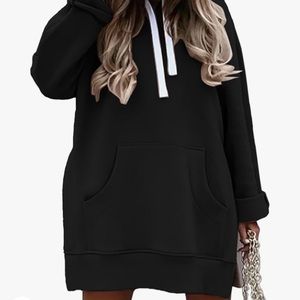 Oversized Hoodie with side slits